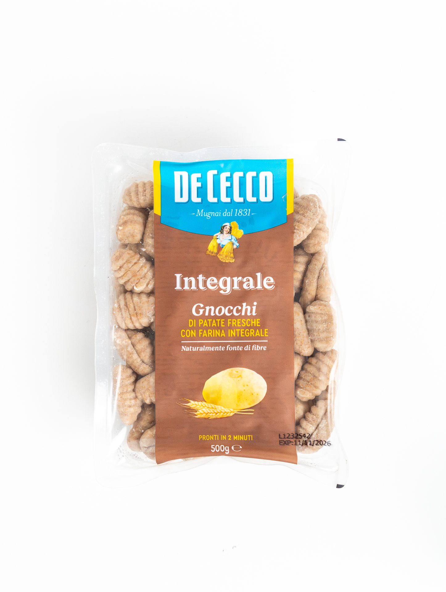 FRATELLO-133 Gnocchi integral de cecco 12 x 500 GR - Imagen 1